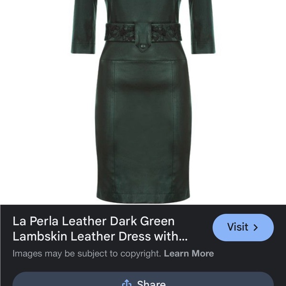 RARE La Perla Lambskin Minidress, XS-XXS - Picture 11 of 12